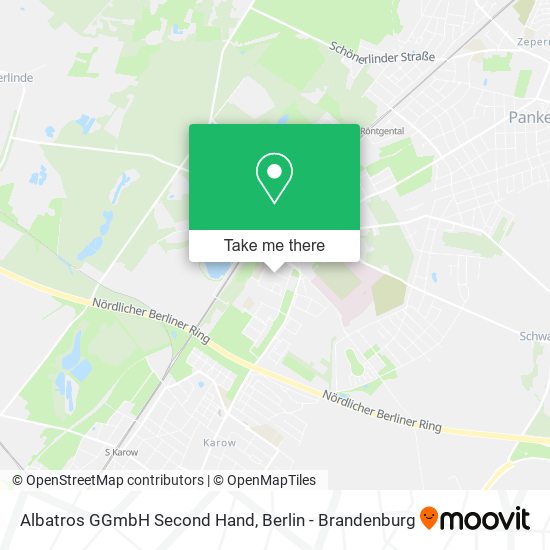 Albatros GGmbH Second Hand map
