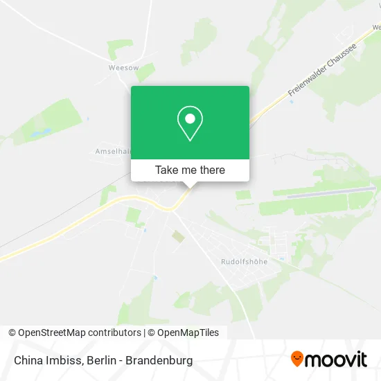 Карта China Imbiss