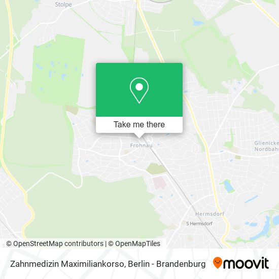 Zahnmedizin Maximiliankorso map