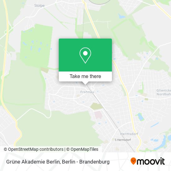Grüne Akademie Berlin map
