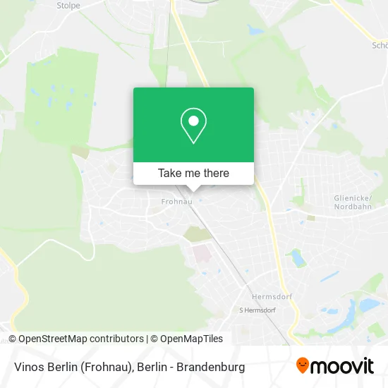Карта Vinos Berlin (Frohnau)