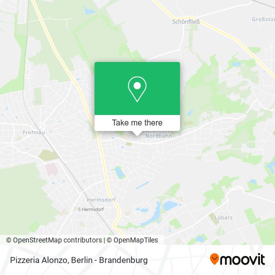 Pizzeria Alonzo map