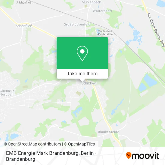Карта EMB Energie Mark Brandenburg