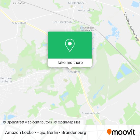 Amazon Locker-Hajo map