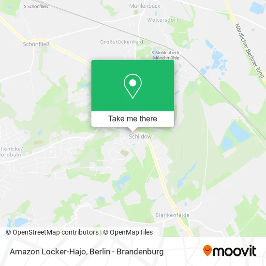 Карта Amazon Locker-Hajo