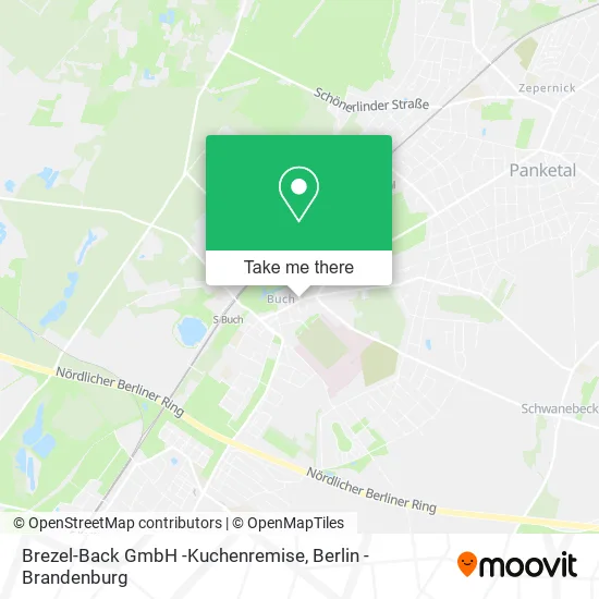 Карта Brezel-Back GmbH -Kuchenremise