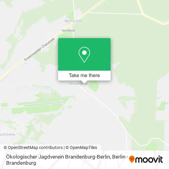 Карта Ökologischer Jagdverein Brandenburg-Berlin