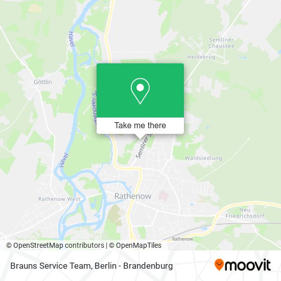 Brauns Service Team map