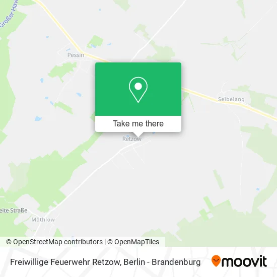 Карта Freiwillige Feuerwehr Retzow