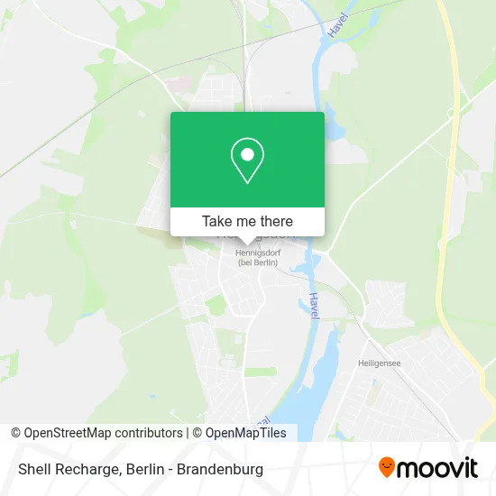 Shell Recharge map