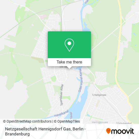 Netzgesellschaft Hennigsdorf Gas map
