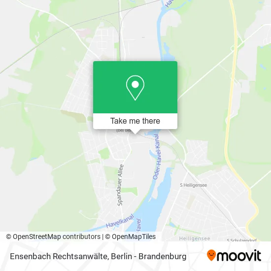Карта Ensenbach Rechtsanwälte