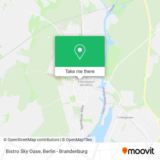 Bistro Sky Oase map