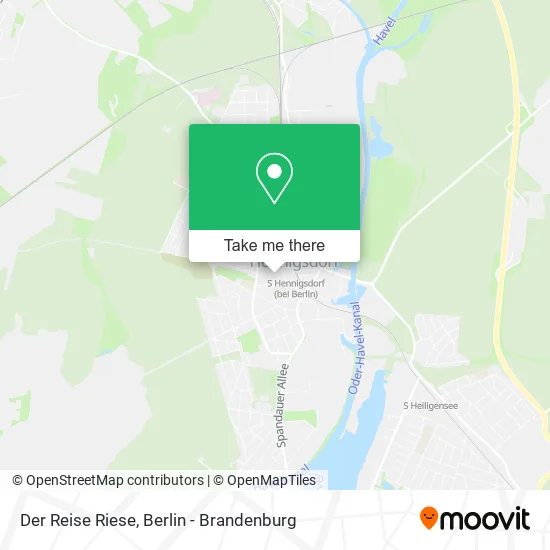 Карта Der Reise Riese
