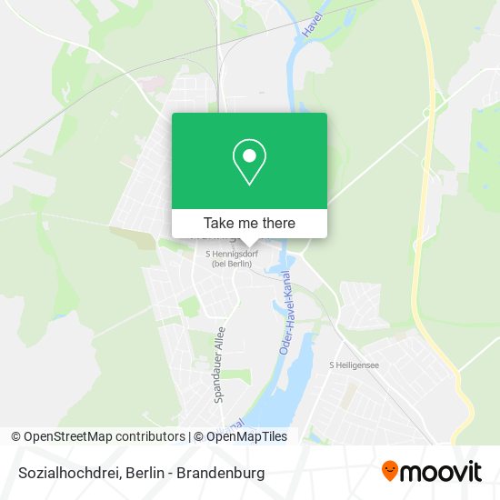 Sozialhochdrei map