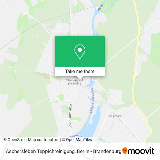 Aschersleben Teppichreinigung map