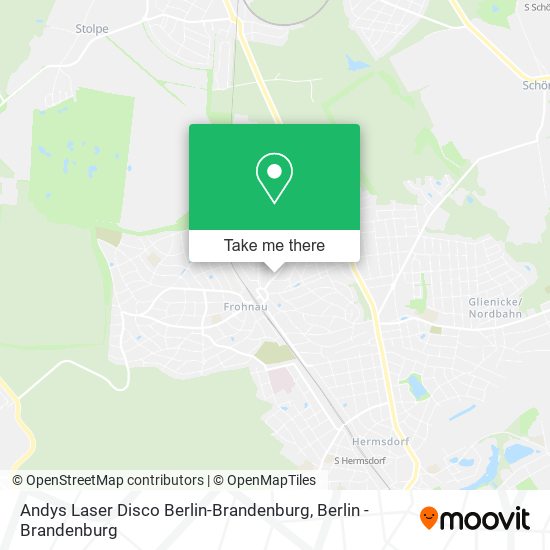 Andys Laser Disco Berlin-Brandenburg map