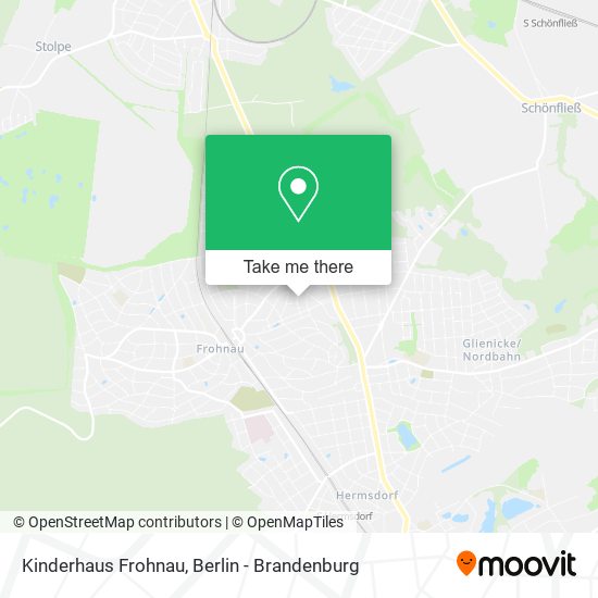 Kinderhaus Frohnau map