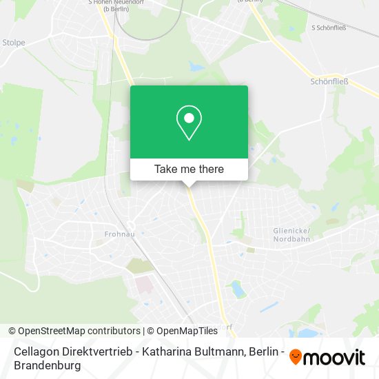 Cellagon Direktvertrieb - Katharina Bultmann map
