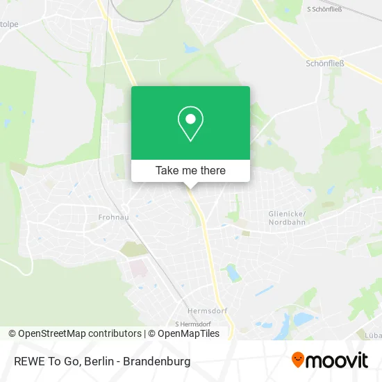 REWE To Go map