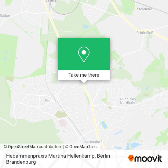 Hebammenpraxis Martina Hellenkamp map