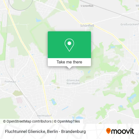 Карта Fluchtunnel Glienicke