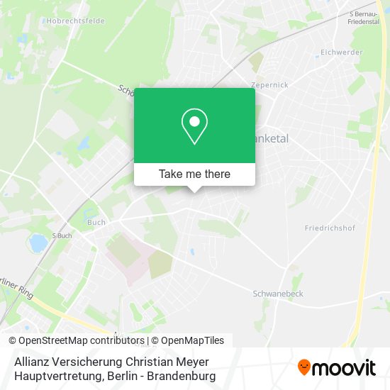 Allianz Versicherung Christian Meyer Hauptvertretung map