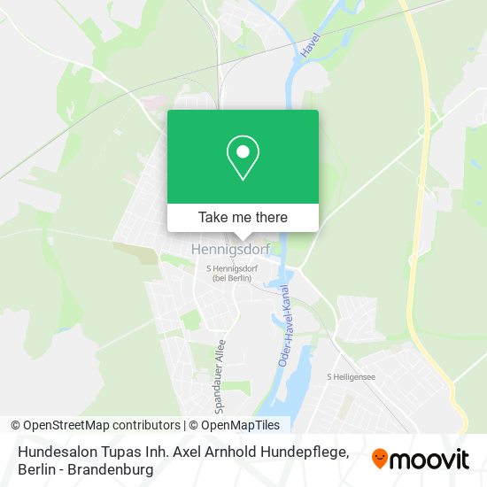 Hundesalon Tupas Inh. Axel Arnhold Hundepflege map