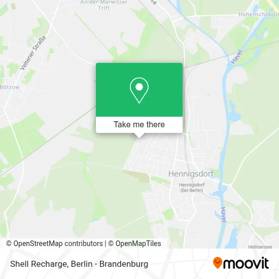 Shell Recharge map