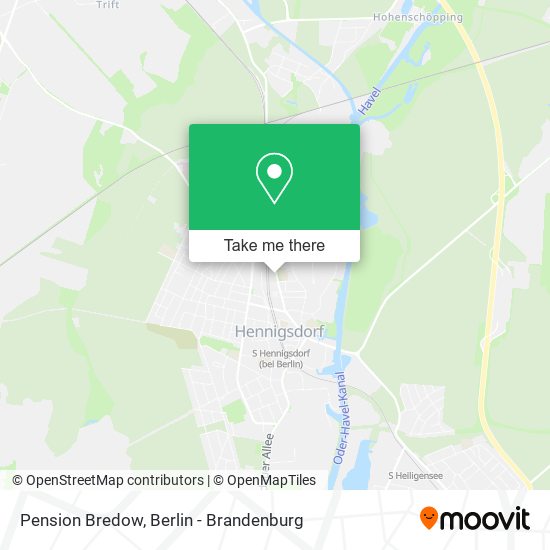 Pension Bredow map