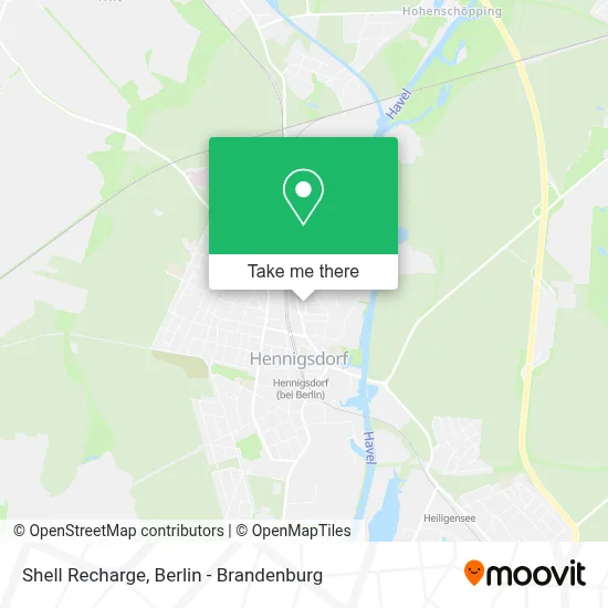 Shell Recharge map