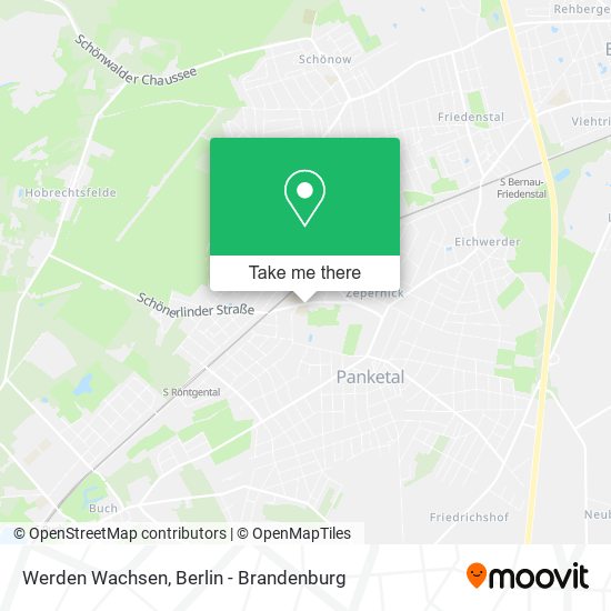 Werden Wachsen map