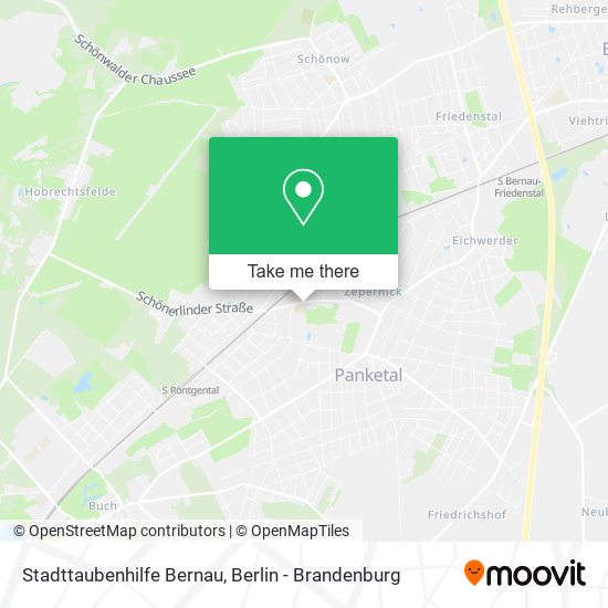 Stadttaubenhilfe Bernau map
