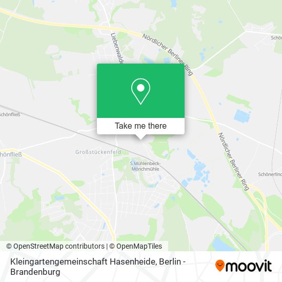 Kleingartengemeinschaft Hasenheide map