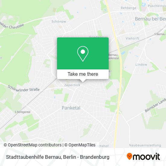 Stadttaubenhilfe Bernau map