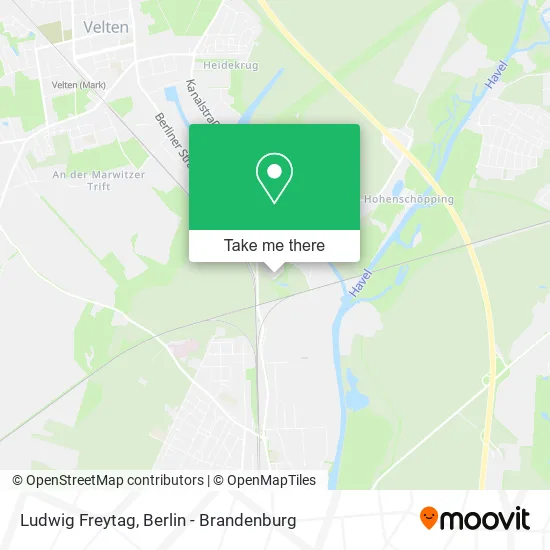 Ludwig Freytag map