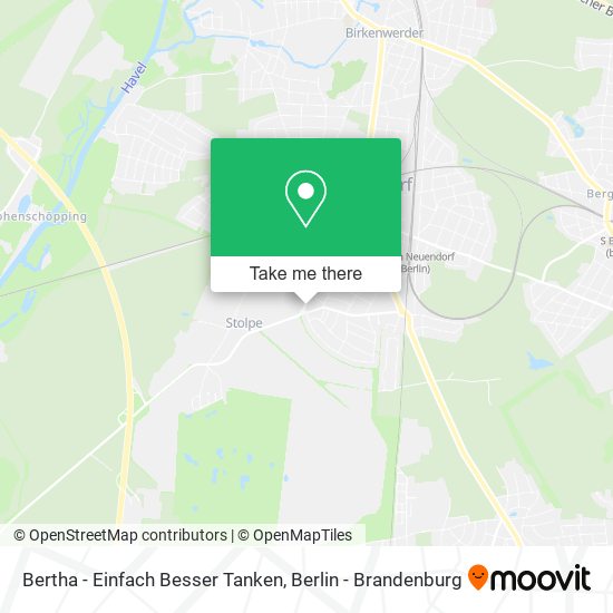 Bertha - Einfach Besser Tanken map