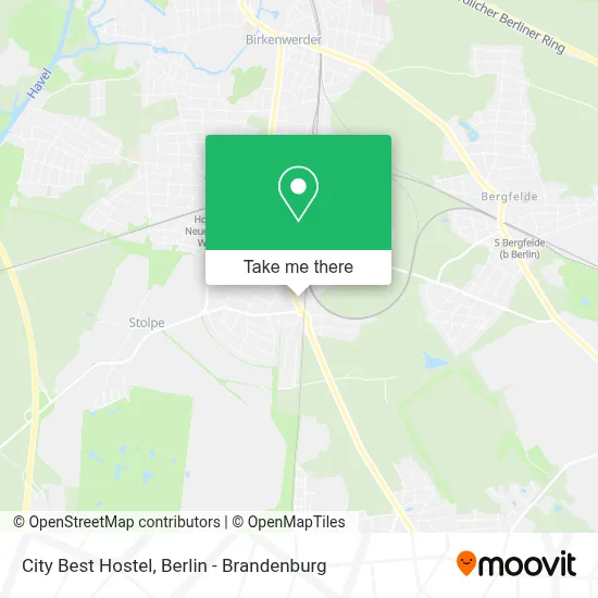 City Best Hostel map