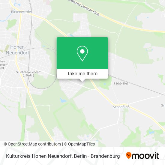 Карта Kulturkreis Hohen Neuendorf