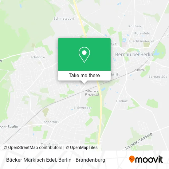 Карта Bäcker Märkisch Edel