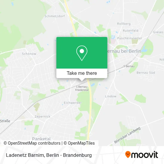 Ladenetz Barnim map