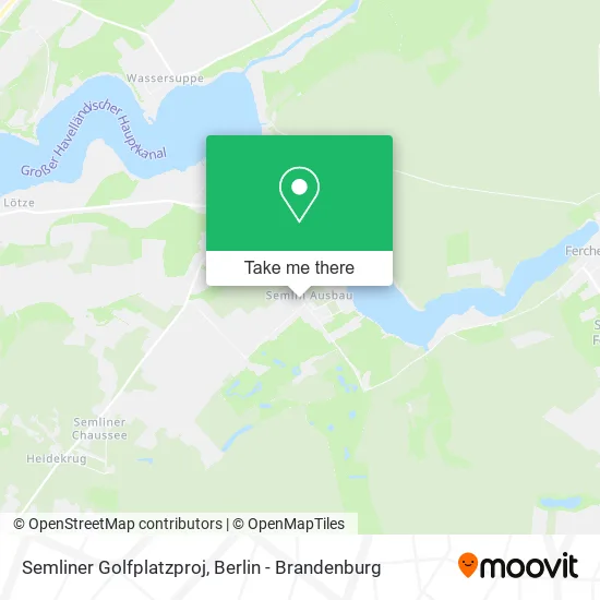 Карта Semliner Golfplatzproj