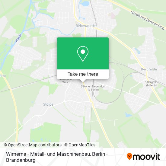 Wimema - Metall- und Maschinenbau map