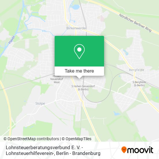 Lohnsteuerberatungsverbund E. V. -Lohnsteuerhilfeverein- map