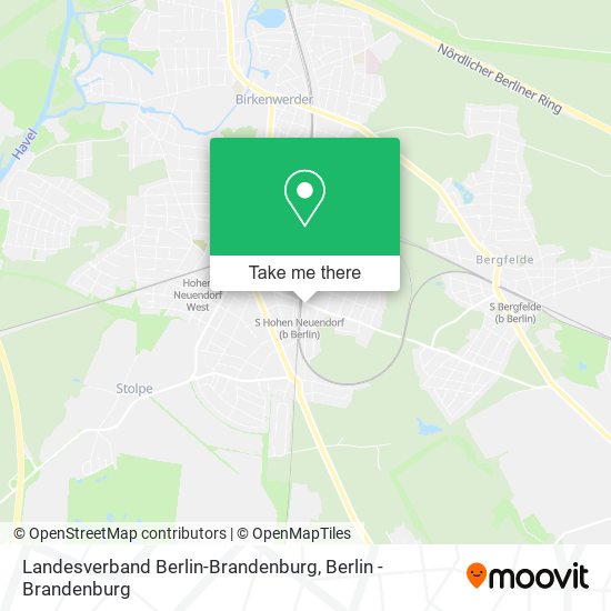 Landesverband Berlin-Brandenburg map