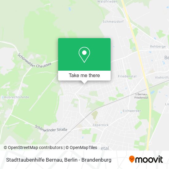 Stadttaubenhilfe Bernau map