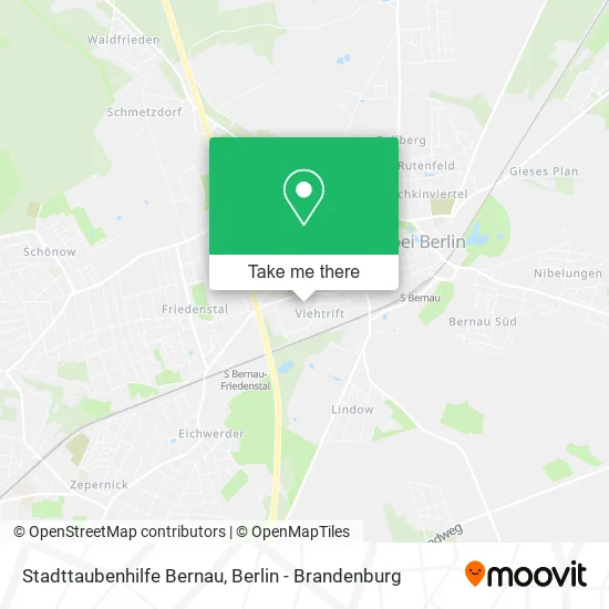 Карта Stadttaubenhilfe Bernau