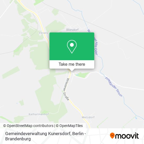 Gemeindeverwaltung Kunersdorf map