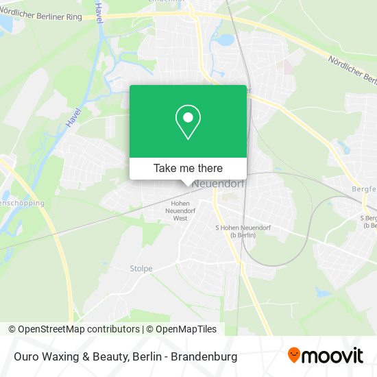 Ouro Waxing & Beauty map