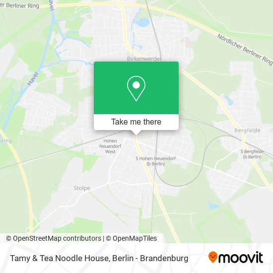 Карта Tamy & Tea Noodle House